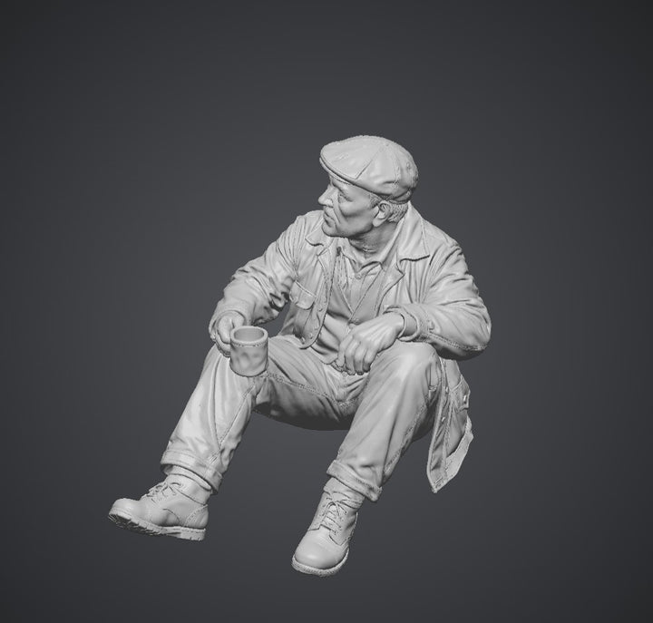 SW3126 2 Farm Hands Sitting