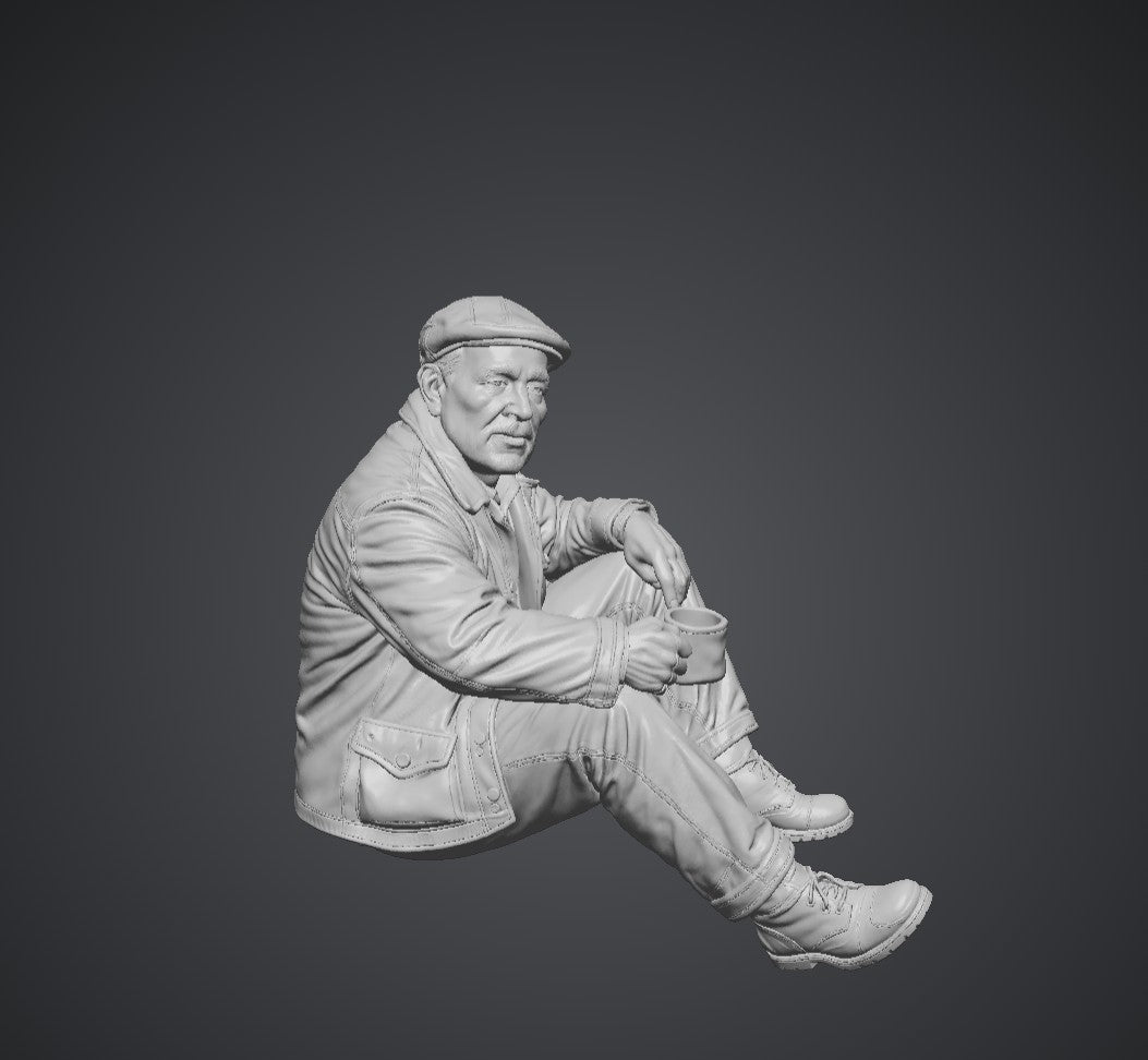 SW3126 2 Farm Hands Sitting