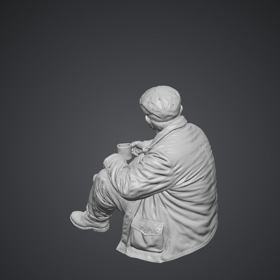 SW3126 2 Farm Hands Sitting