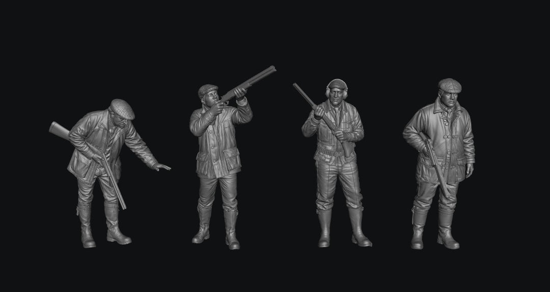 SW9332 Farmers with Shotguns