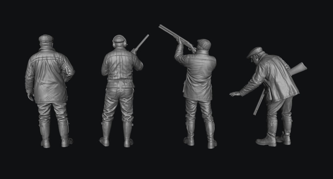 SW9332 Farmers with Shotguns