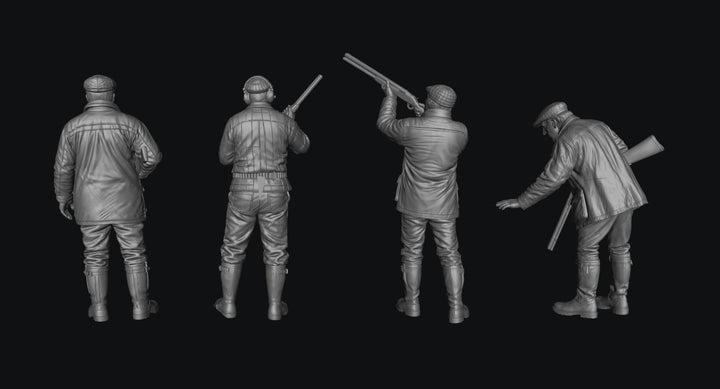 SW9332 Farmers with Shotguns