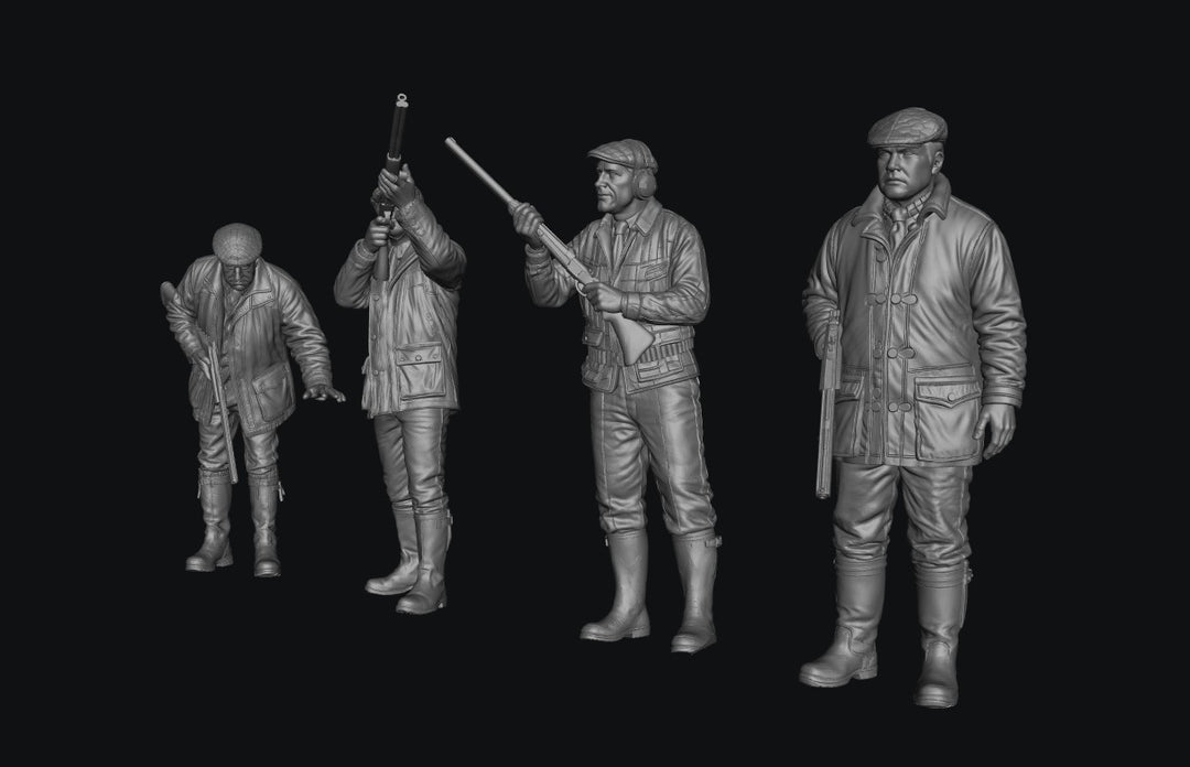 SW9332 Farmers with Shotguns