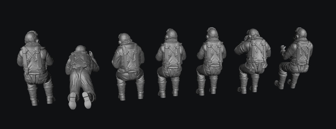 SW2209 WWII RAF Bomber Aircrew Figures