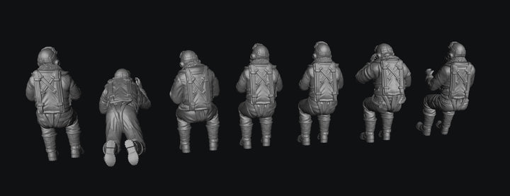 SW2209 WWII RAF Bomber Aircrew Figures