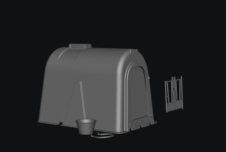 MF002 1:32 Scale Calf Hutch