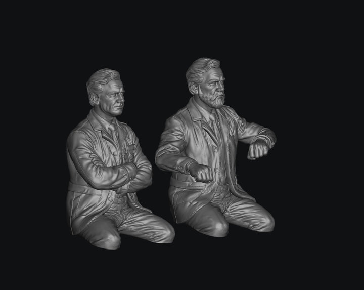 SW9551 Early BR Train Crew