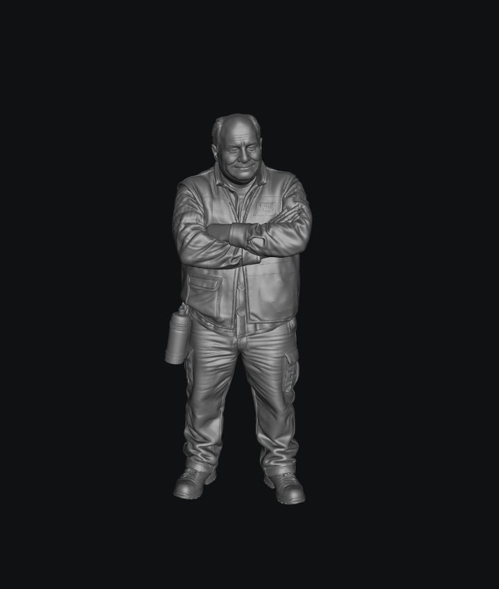 WOSC012 - Trackside Rally Crew - The Veteran Marshal (Male)