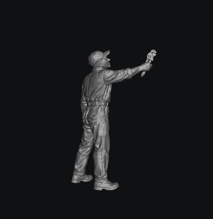SW9283 WW2 Allied Ground Crew - Handing Over Wrench