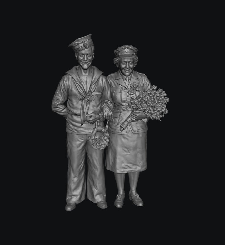 SW9331 WW2 Wedding Couple