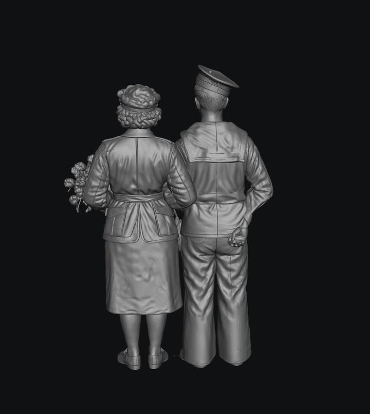SW9331 WW2 Wedding Couple
