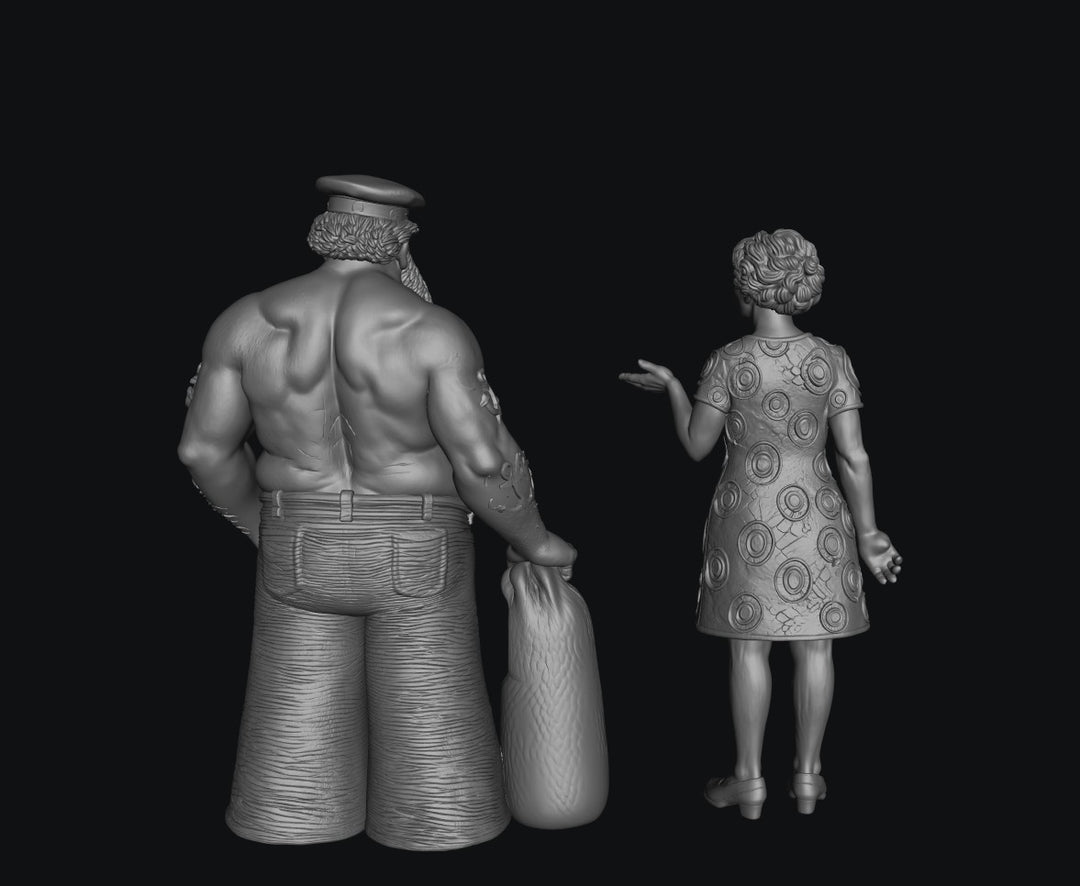 SW9368 Old Salty Sailor and Wife