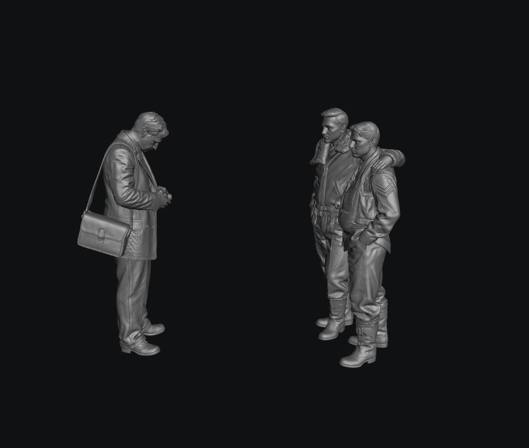 SW9368 WW2 RAF Pilots and Camera Man