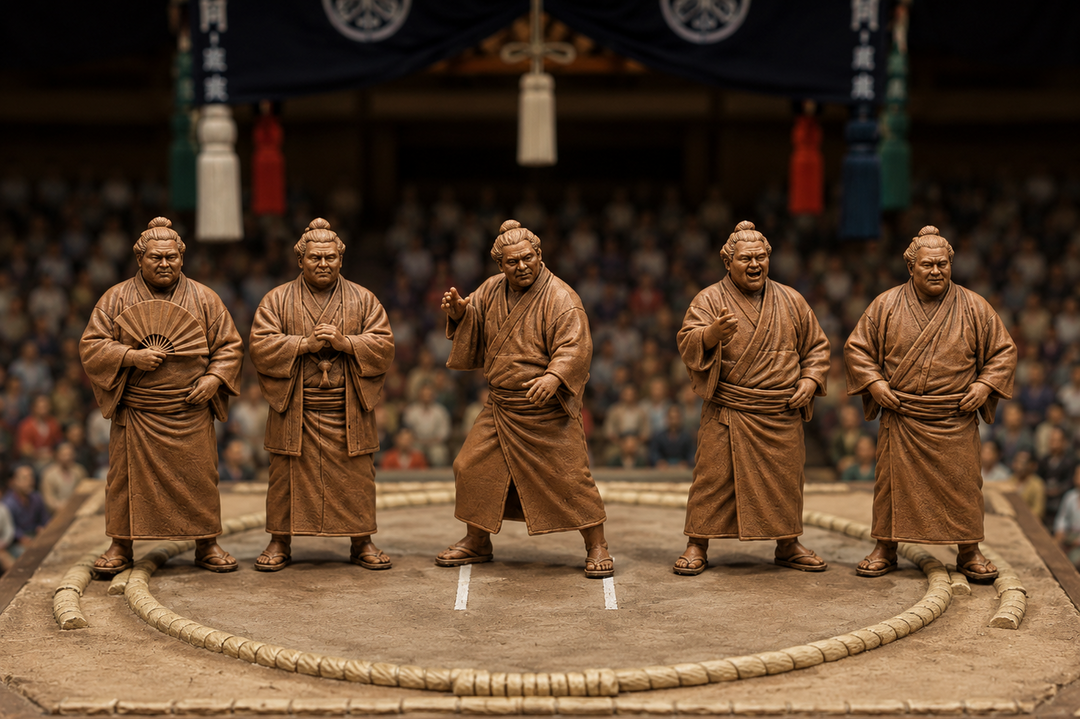 SW9341 Sumo Wrestlers