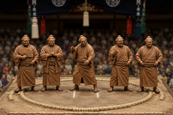 SW9341 Sumo Wrestlers