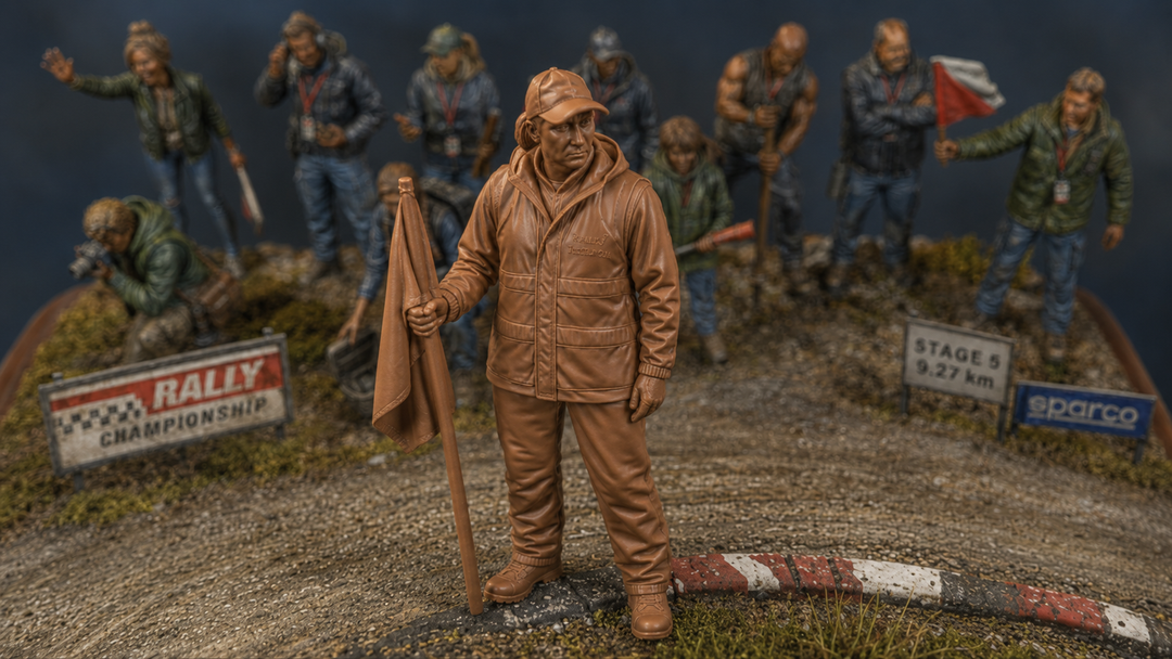 WOSC012 - Trackside Rally Crew - The All-Weather Marshal (Female)
