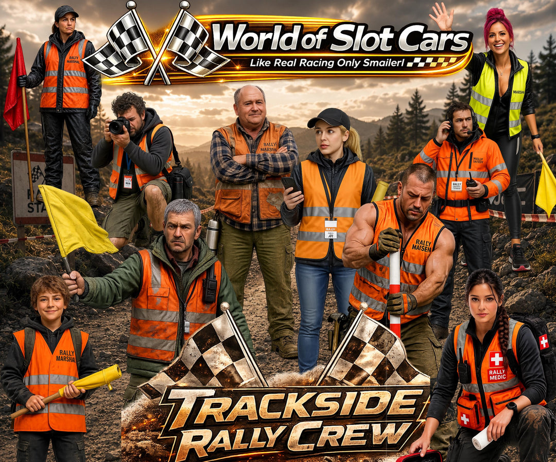WOSC012 - Trackside Rally Crew - The Veteran Flag Marshal (Male)