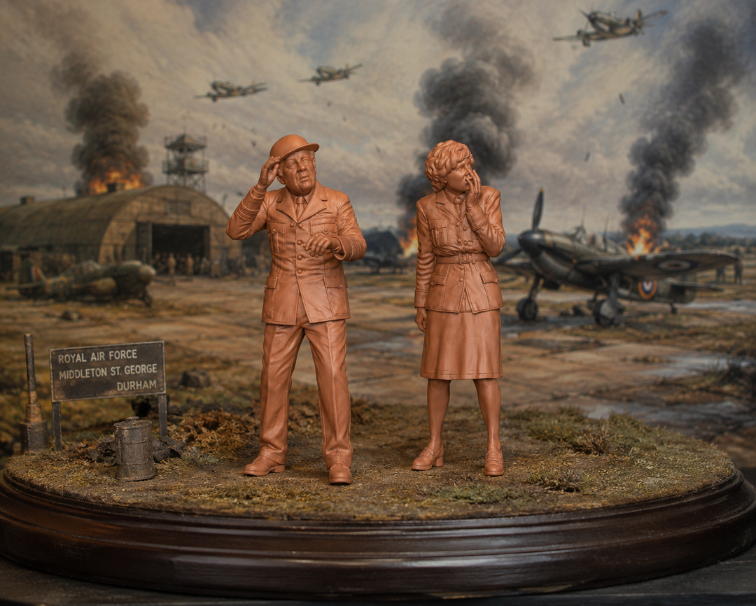 SW8245 WW2 RAF Officers Scared
