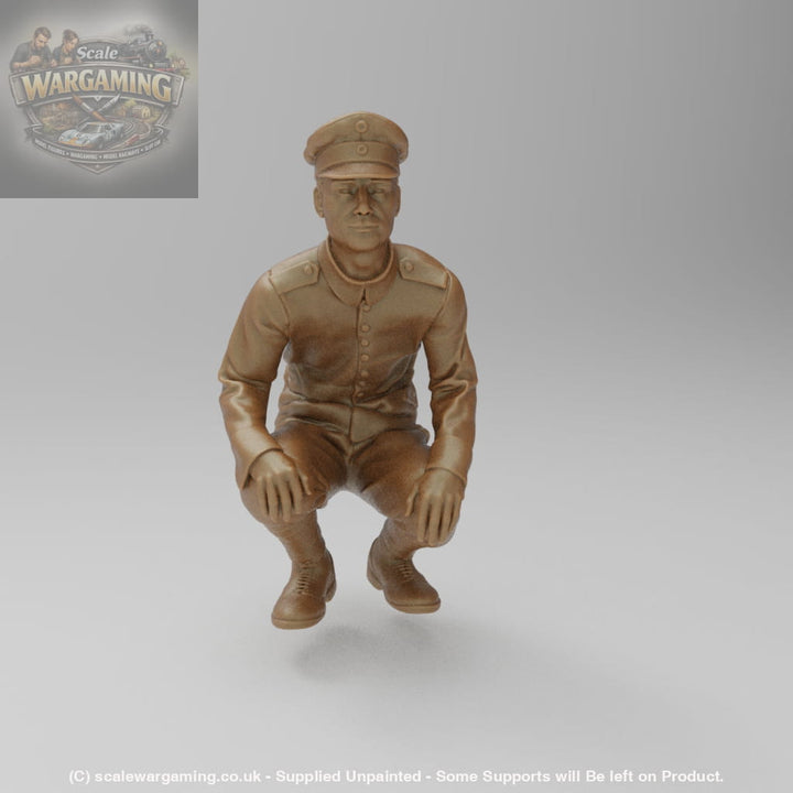 AJ003 - WW1 German Pilot Red Baron Group 11 - Figure