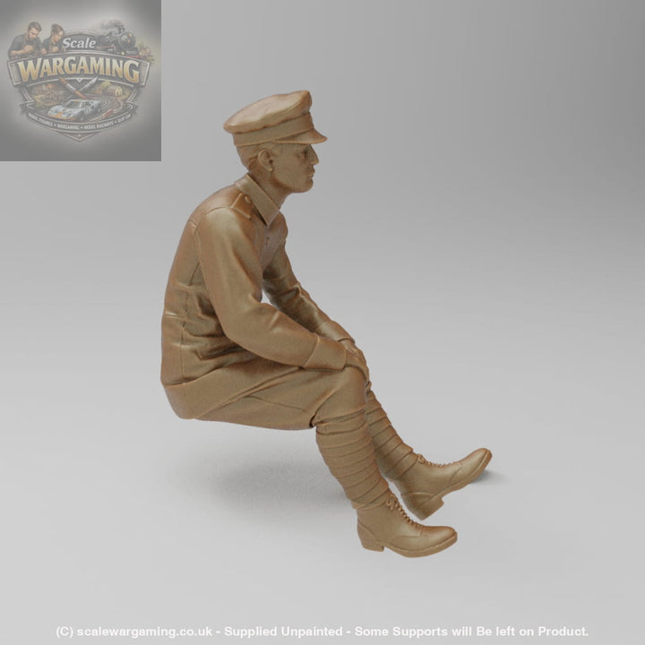 AJ003 - WW1 German Pilot Red Baron Group 9 - Figure