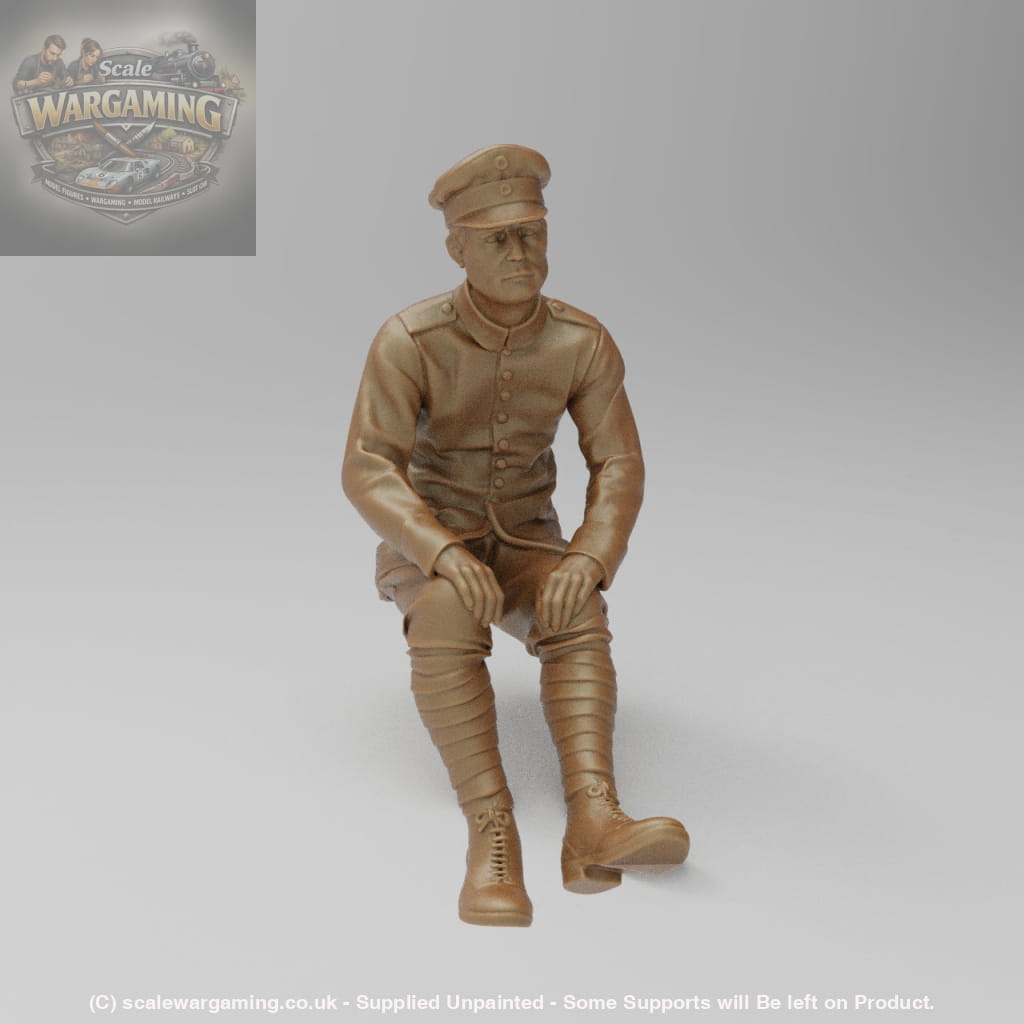AJ003 - WW1 German Pilot Red Baron Group 9 - Figure