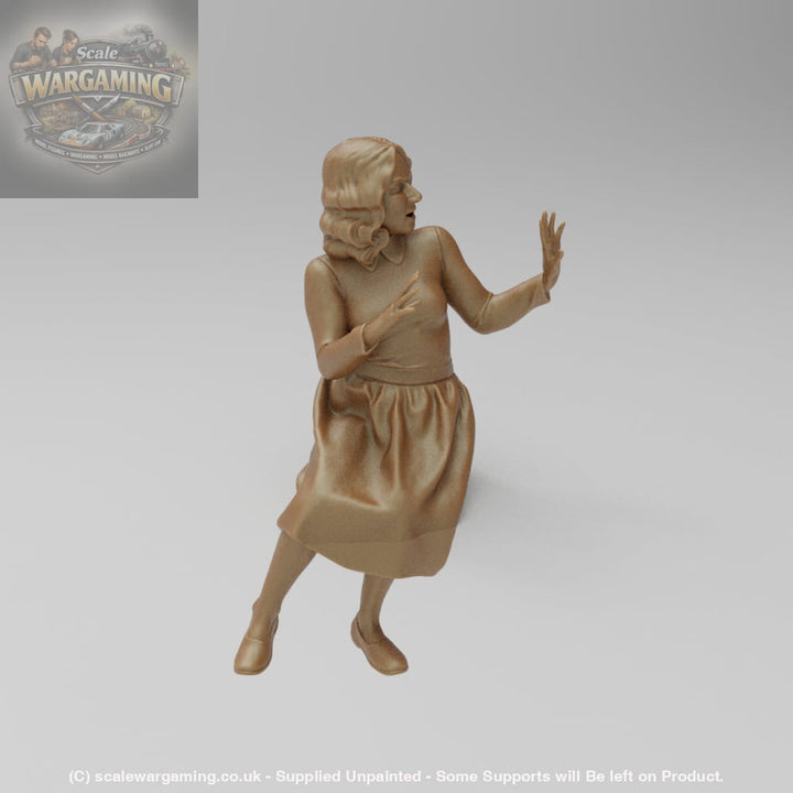 AJ004 - 50’s American Diner - Girl 4 - Figure
