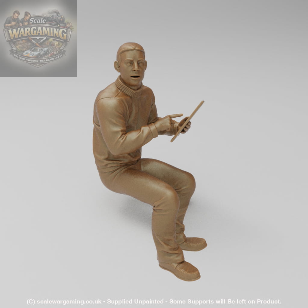 AJ004 - 50’s American Diner - Man Ordering - Figure