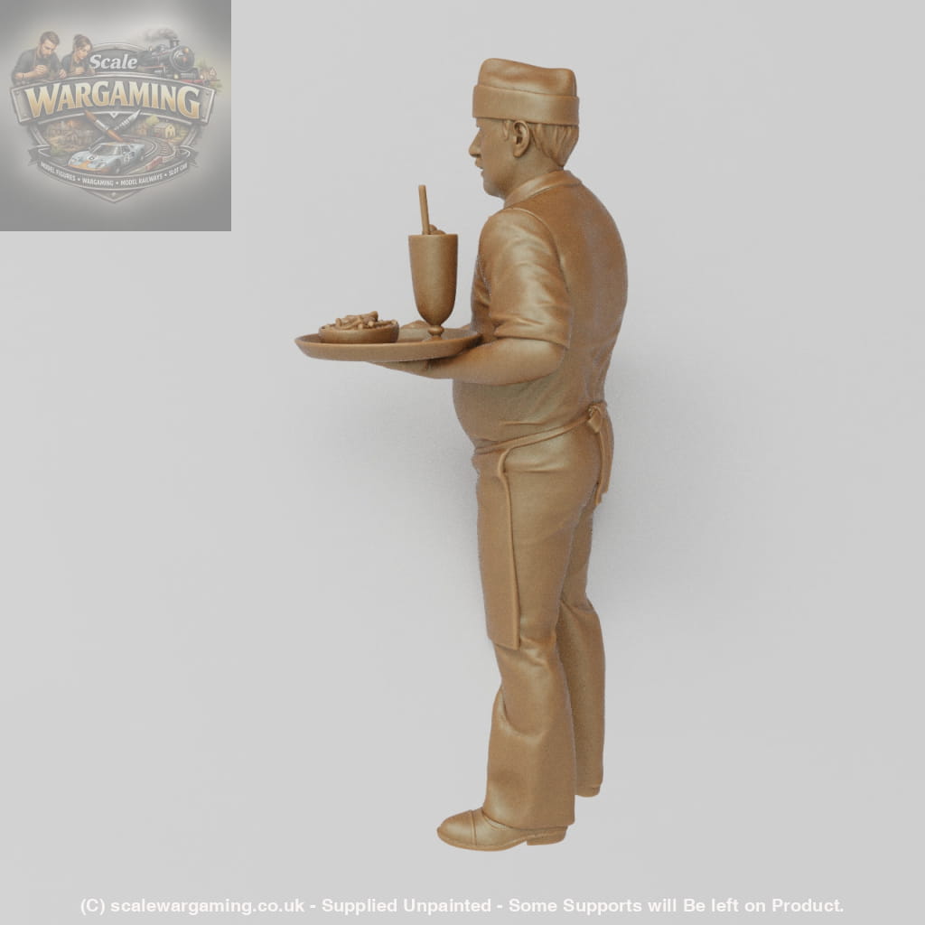 AJ004 - 50’s American Diner - Waiter - Figure