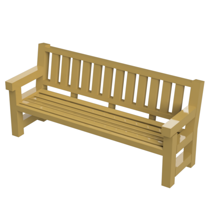 CO103B – Park Bench 1:32 Scale 1:32 132 Scale Accessory