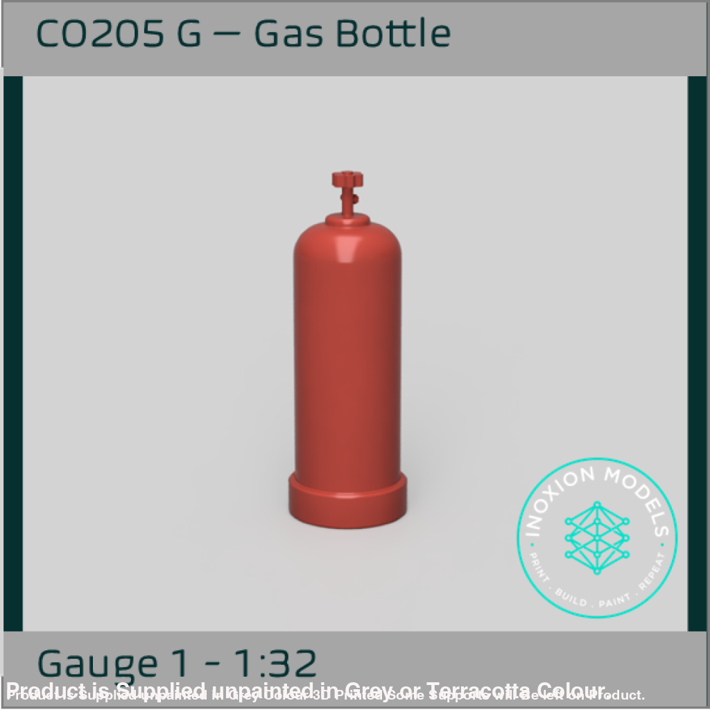 CO205 G – Gas Bottle 1:32 Scale Scale Model