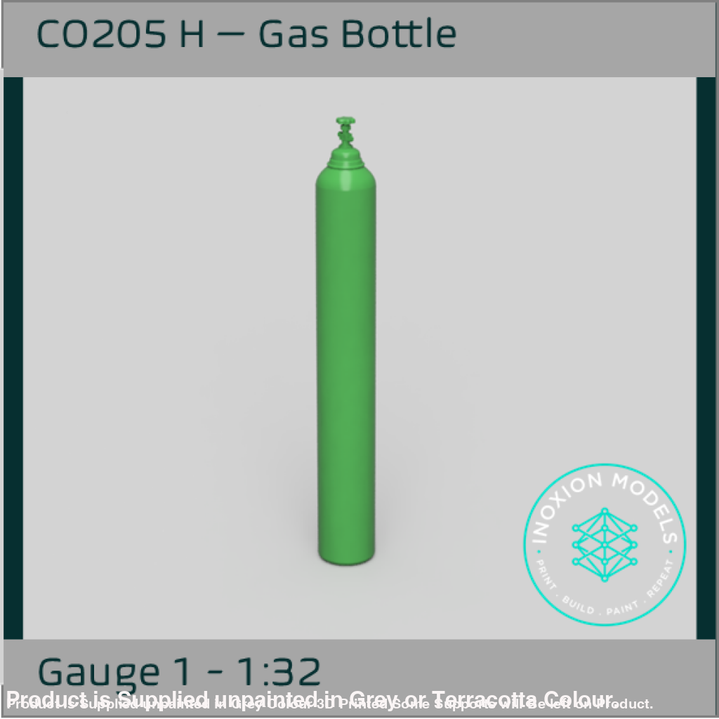 CO205 H – Gas Bottle 1:32 Scale Scale Model