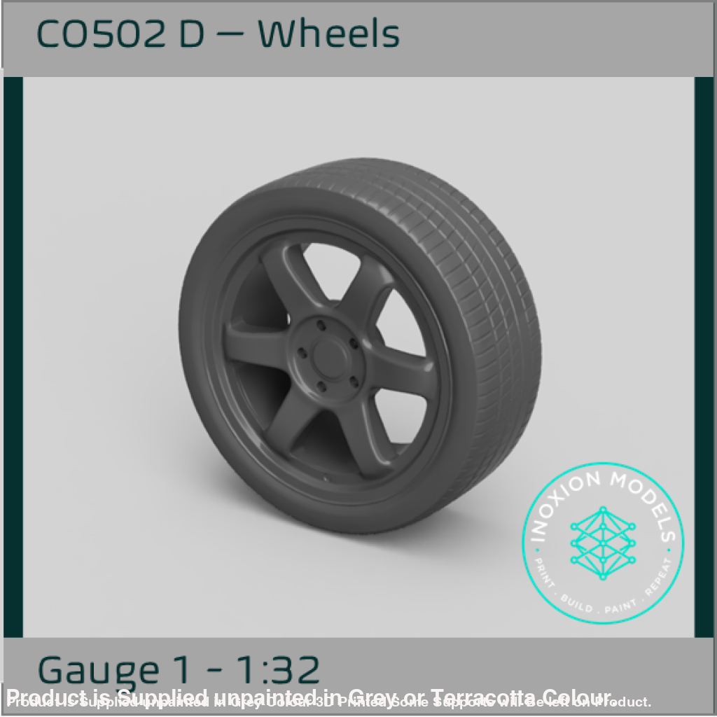 CO502 E – Wheels 1:32 Scale Scale Model