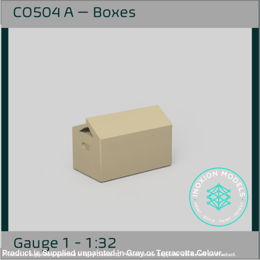 CO504 A – Boxes 1:32 Scale Scale Model