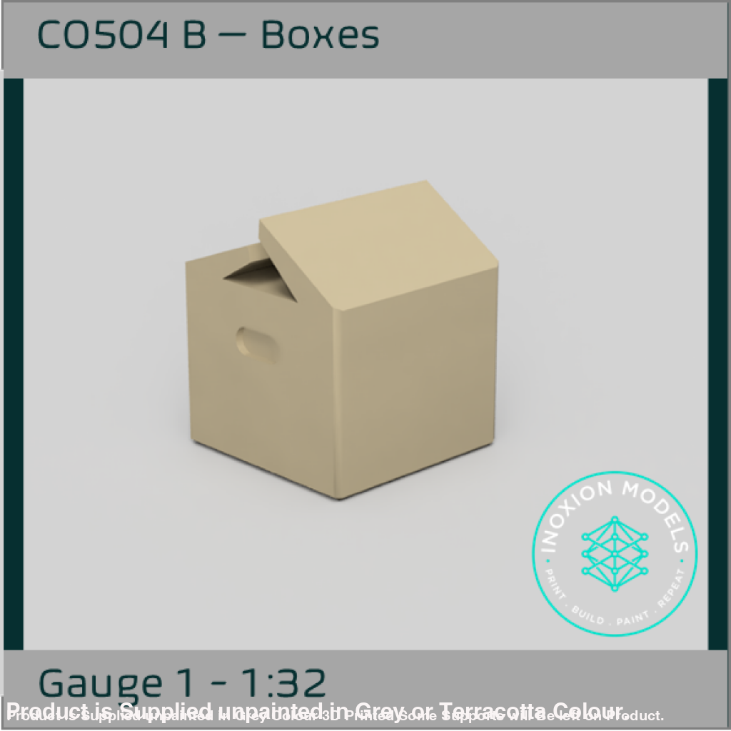 CO504 B – Boxes 1:32 Scale Scale Model