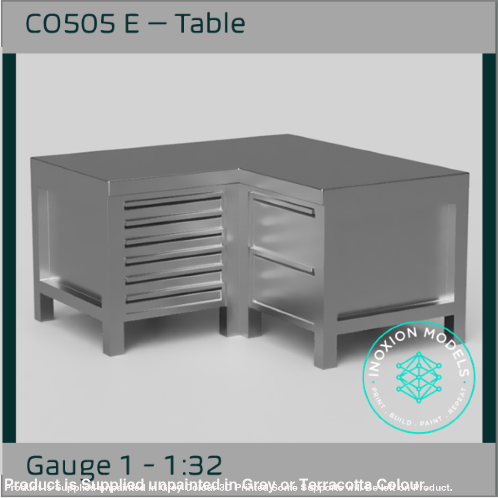 CO505 E – Corner Table 1:32 Scale Scale Model