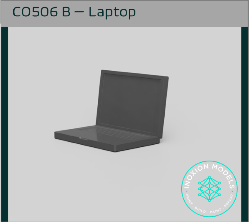 CO506 B – Laptop 1:32 Scale Scale Model