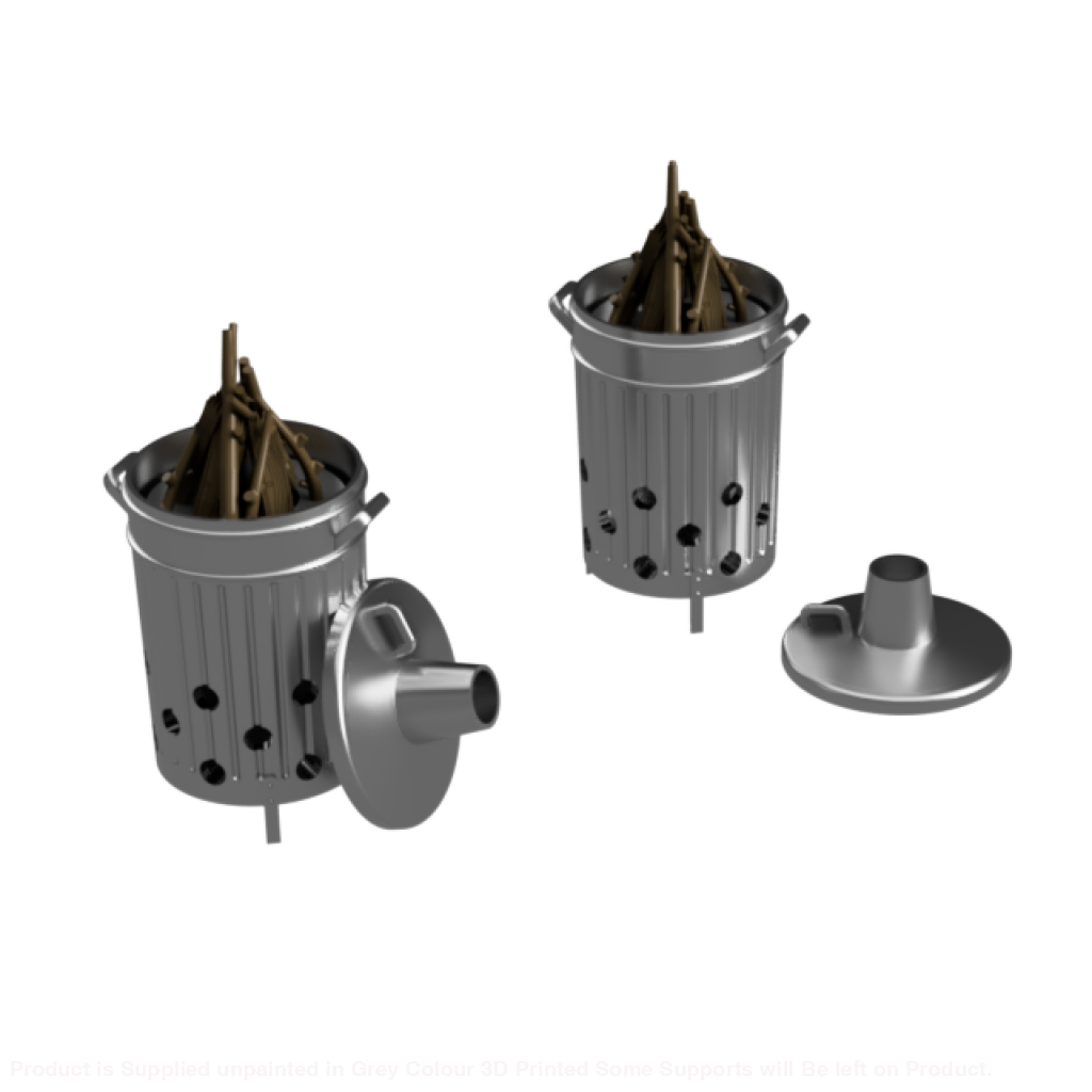 DO009A – Garden Incinerators O Scale O 1:43 O Scale Accessory