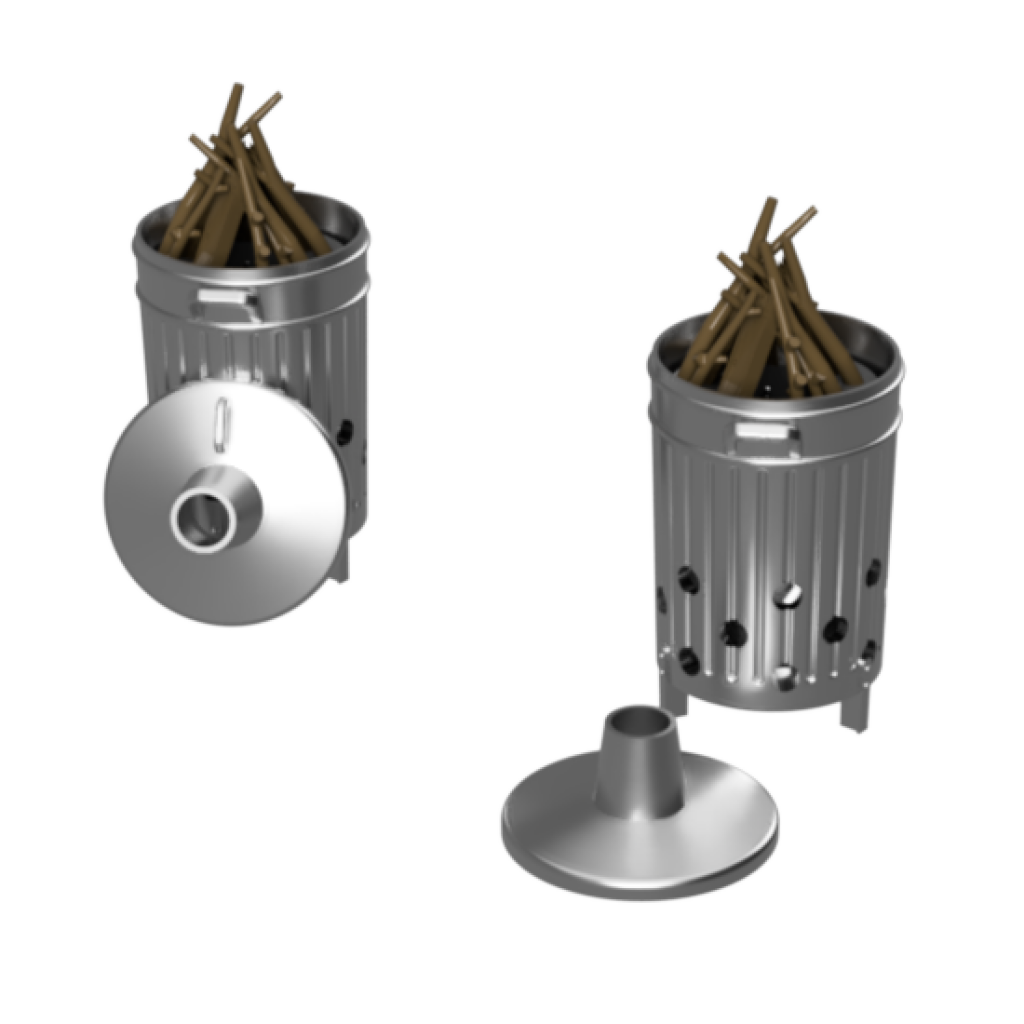 DO009A – Garden Incinerators O Scale O 1:43 O Scale Accessory