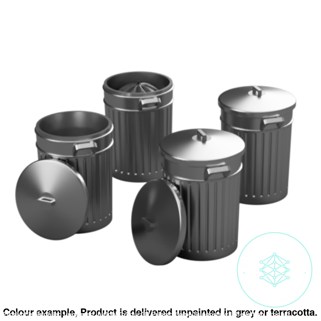 Do100A – Dustbins O Scale Accessory