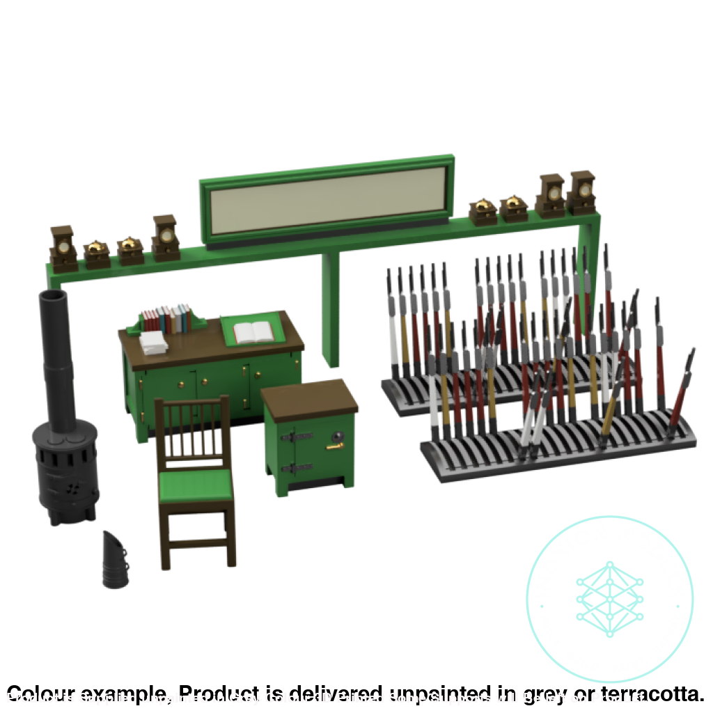 Do605A – Signal Box Interior O Scale Accessory