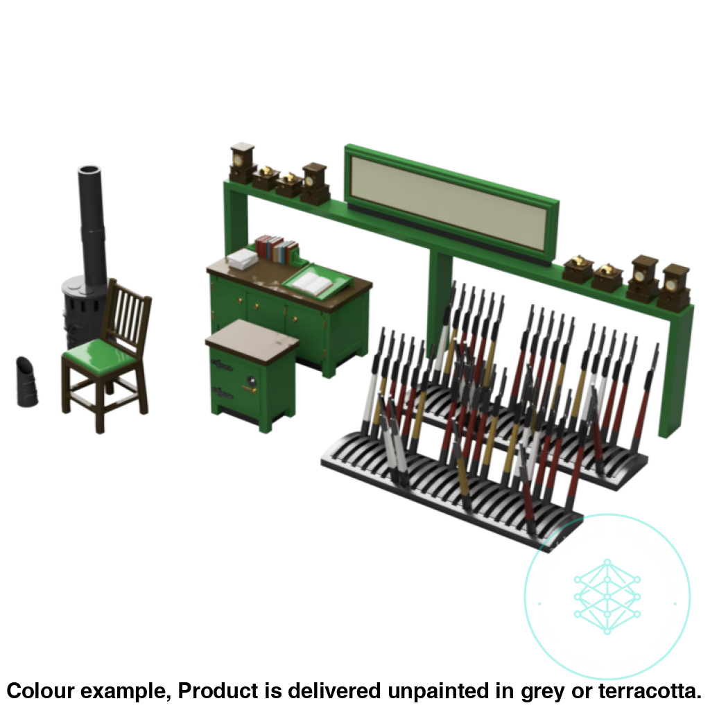 Do605A – Signal Box Interior O Scale Accessory