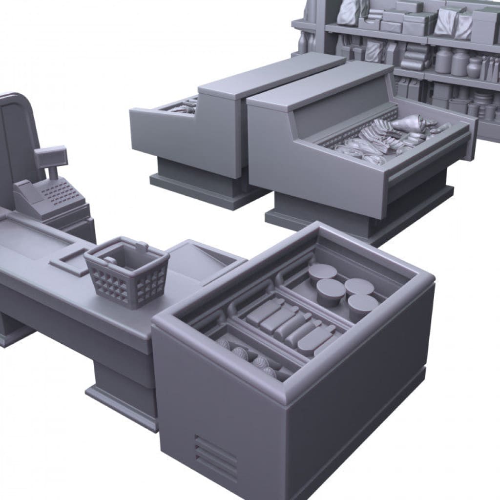 DS018 Grocery Shop Furniture Accessory