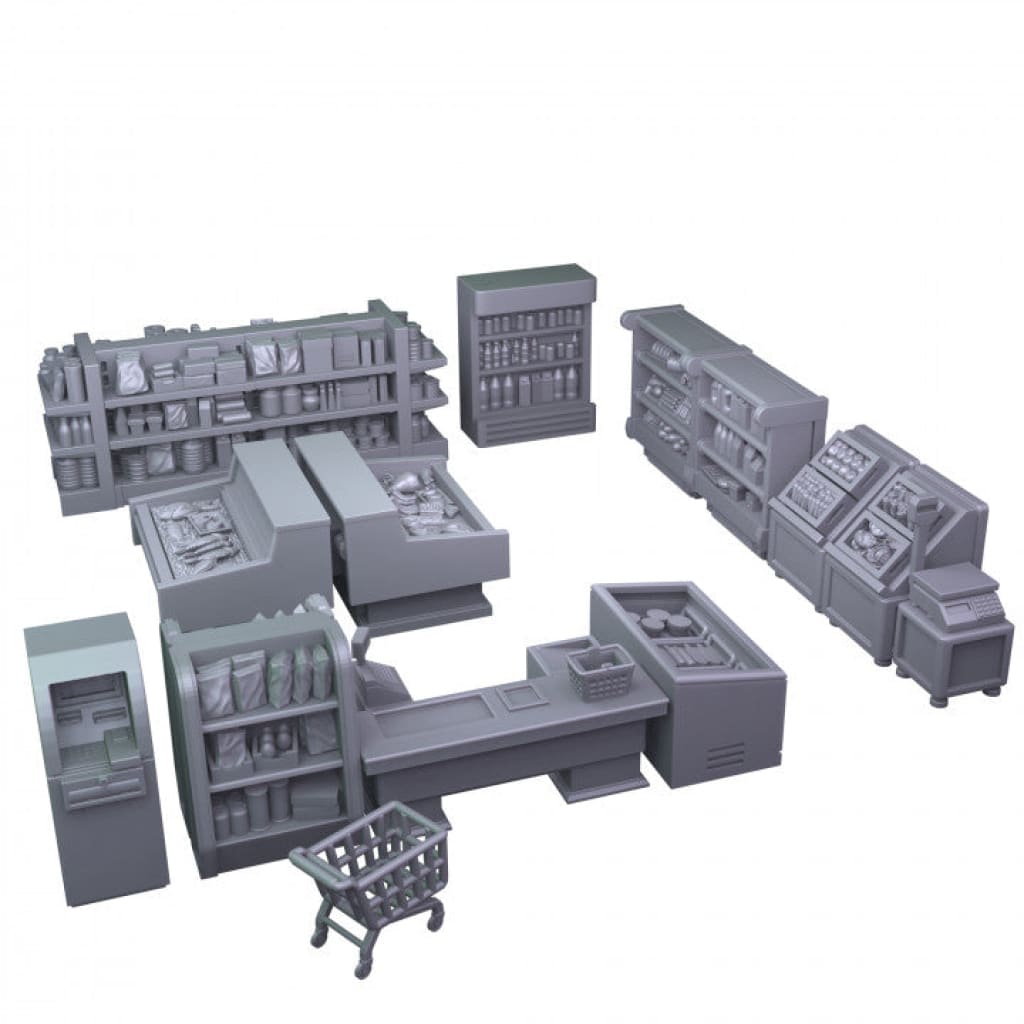 DS018 Grocery Shop Furniture Accessory