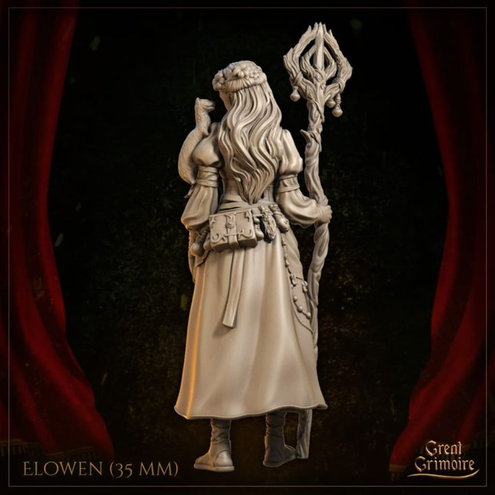 Elowen the girl with a ferret Medieval