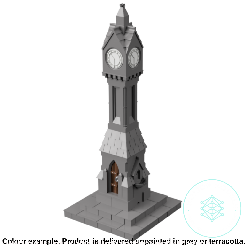 Fm303 – English Town Clock Oo/Ho Scale Oo Building