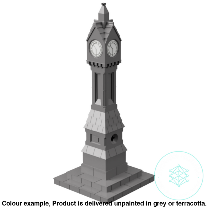 Fm303 – English Town Clock Oo/Ho Scale Oo Building