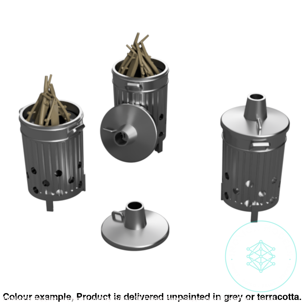 Fo009A – Garden Incinerators Oo/Ho Scale Oo Accessory