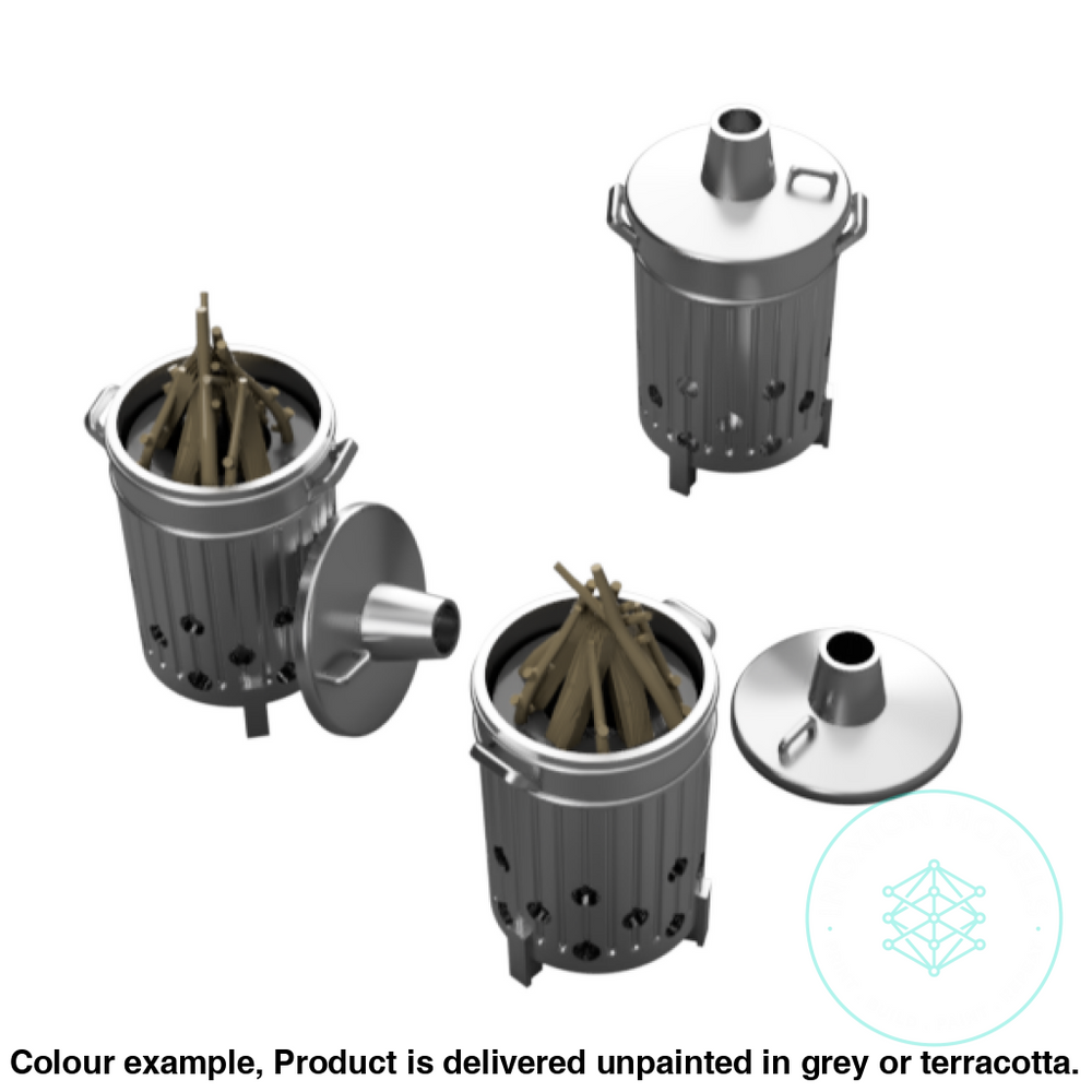 Fo009A – Garden Incinerators Oo/Ho Scale Oo Accessory
