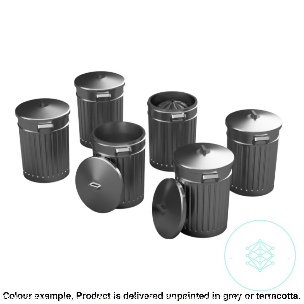 Fo100B – Dustbins Oo/Ho Scale Oo Accessory