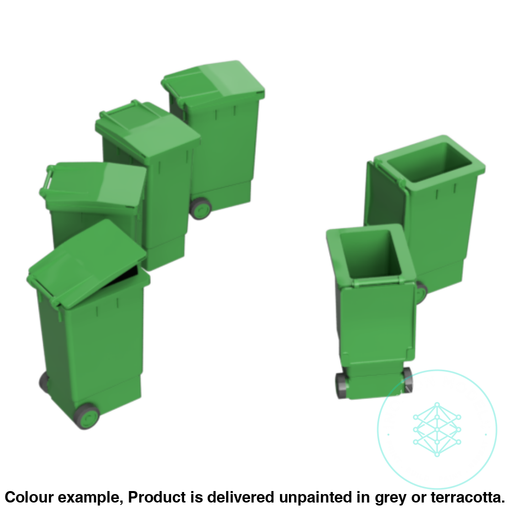 Fo101A – Wheelie Bins Oo/Ho Scale Oo Accessory